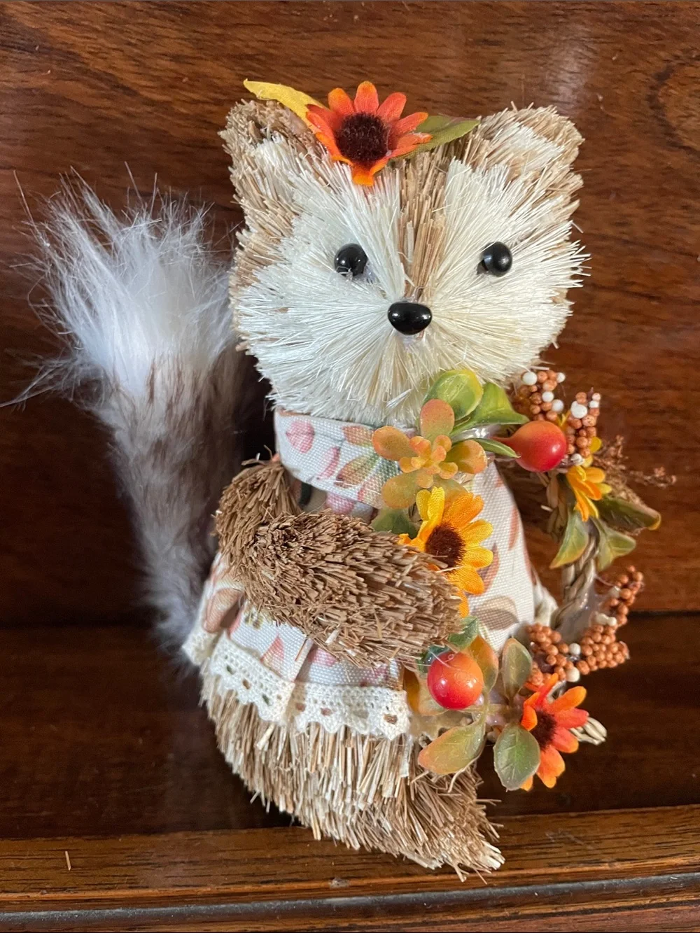 Sisal Autumn Fox Accent in Cream and Brown